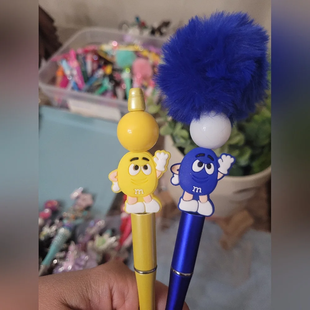 Colorful Character-Themed Kids Toy Pens..Beautiful handmade pens in all styles.
